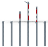 Poteau Anti-Stationnement Rabattable Manuel ou Semi-Automatique