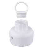 Adapter met kettingoog voor flexibele afzetpaaltjes Ø80mm - wit of zwart