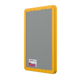 Verkeersbord omleidingsroute pictogram + cijfer/letter rechtdoor reflecterend