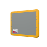 Omleidingsbord pijlkader linkswijzend met opdruk reflecterend