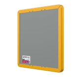 Verkeersbord doorgaand verkeer gestremd volg route - reflecterend