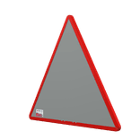 Verkeersbord driehoek zonder opdruk/interieur - reflecterend