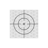 Meetsticker wit klasse 3 T-7500-B reflecterend