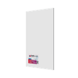 Veiligheidspictogram met tekst verboden voor fatbikes - reflecterend