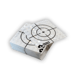 Meetsticker wit klasse 3 T-7500-B reflecterend - met logo