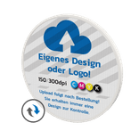 Hinweisschild Rund, reflektierend, mit eigenem Design