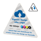 Hinweisschild Dreieck, reflektierend, mit eigenem Design