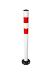 Poteau flexible KickBack blanc/rouge Ø60 mm