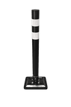 Poteau flexible KickBack noir Ø60 mm