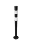 Poteau flexible KICKBACK Ø 60 mm noir - avec socle