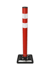 Poteau flexible KickBack rouge Ø60 mm