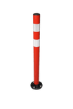 Poteau flexible KickBack rouge Ø60 mm