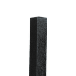 Délinéateur noir 1250 mm en plastique recyclé avec ancrage au sol