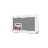 Parkeerplaatsbord - uitsluitend bezoekers + bedrijfsnaam - reflecterend