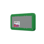 Bord met eigen tekst groen/wit - reflecterend