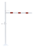 Limiteur de hauteur variable 1,8 - 2,8 mètres - Horizontal et rotatif en une pièce - Montage dans le sol