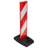 Geleidebaken flexibel overrijdbaar met baakvoet - reflecterend klasse 2