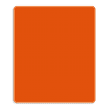 Panneau vierge orange - 1100x1300mm
