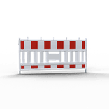 Absperrschrankengitter EURO4 Typ LUX aus Kunststoff 210cm - retroreflektierend