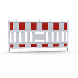 Absperrschrankengitter EURO4 Typ LUX aus Kunststoff 210cm - retroreflektierend
