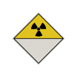 Pictogram ADR 7D - Radioactief materiaal - reflecterend