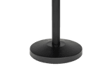 Poteaux de guidage noirs avec cordon rouge – set de 2