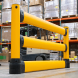 Aanrijdbeveiliging flexibel TS-FLEX-LOW met onderrijbeveiliging - 2642x1170x205mm (getest tot 7000 joule)