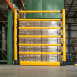 Rammschutz TS FLEX HIGH mit bodennahem Schutzbalken