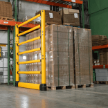 Rammschutz TS FLEX HIGH mit bodennahem Schutzbalken