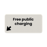 Onderbord - Free public charging + OB504l