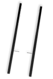 Montageframe TS3 zwart 30x30x1000mm - aluminium staanders - set 2 stuks