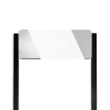 Montageframe TS3 zwart 30x30x1000mm - aluminium staanders - set 2 stuks