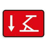 Panneau d'information 3:2 réfléchissant avec votre propre impression