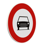 Panneau G2000 - C5 - Accès interdit aux conducteurs de véhicules à moteur