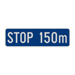 Panneau G2000 - G type Ib - Indication d'une distance
