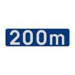 Panneau G2000 - G type Ia - Indication d'une distance