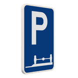 Panneau G2000 - E9e - Stationnement obligatoire sur l'accotement ou sur le trottoir