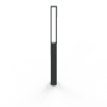 Stilpoller TS-VANGUARD aus Stahl 70x70mm, anthrazitgrau