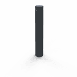 Stilpoller TS-NERO aluminium Ø100/Ø120mm anthrazitgrau