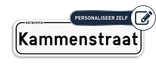 Personaliseerbaar Belgisch straatnaambord 700x200