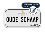 Personaliseerbaar SB250 straatnaambord Gent