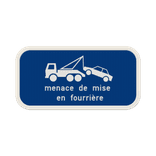 Panneau G2000 - Menace de mise en fourrière
