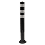 Pole Cone MF amovible avec platine Ø80mm – noir/blanc RA2 – 800mm