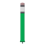 Pole Cone PENCIL Ø80x800mm – vert/blanc RA2