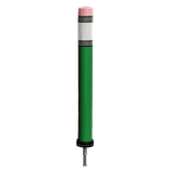 Pole Cone PENCIL Ø80x800mm – vert/blanc RA2
