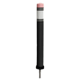 Pole Cone PENCIL Ø80x800mm – noir/blanc RA2