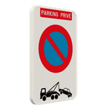 Interdiction de stationnement - Parking privé - E1 - régle de remorquage