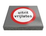 Stoeptegel uitrit vrijlaten (TS-ST_UV) - 30x30cm met facetrand