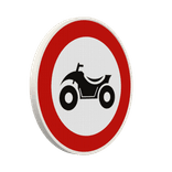 Panneau G2000 - C6 - Accès interdit aux conducteurs de quads