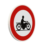 Panneau G2000 - C7 - Accès interdit aux conducteurs de motocyclettes